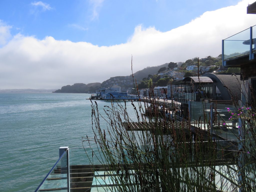 Inn Above the Tides- View of Sausalito from balcony