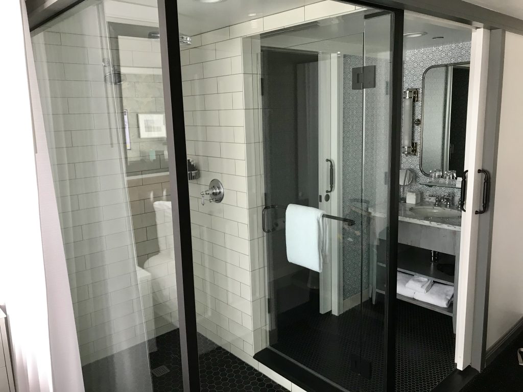 Pendry San Diego- King guestroom shower